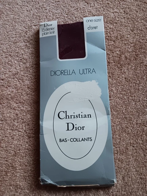 Christian Dior Claret Tights One Size Brand New In Original Unopened Packaging