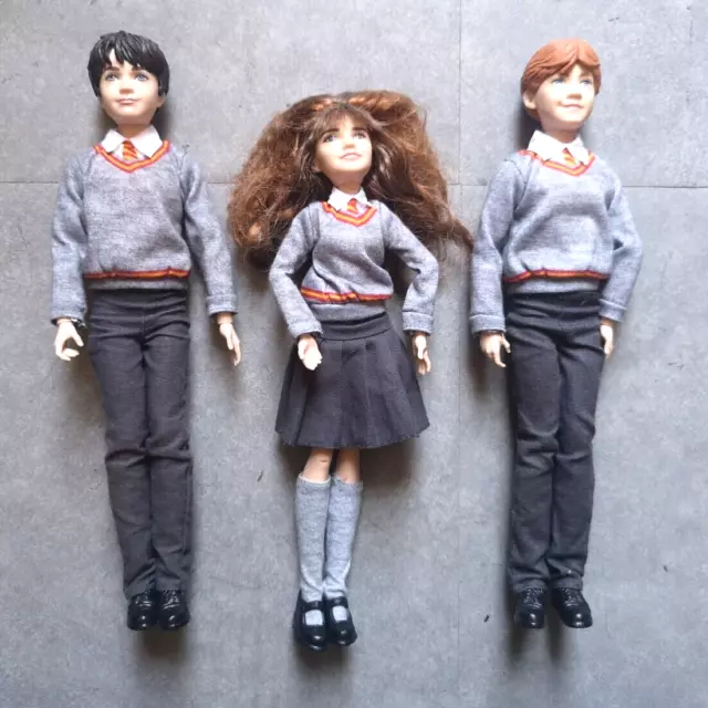 3 Poupées Figurines Harry Potter articulées-MATTEL2018