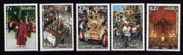 2006 Malta Holy Week Complete Set SG 1477 - 1481 Unmounted Mint MNH