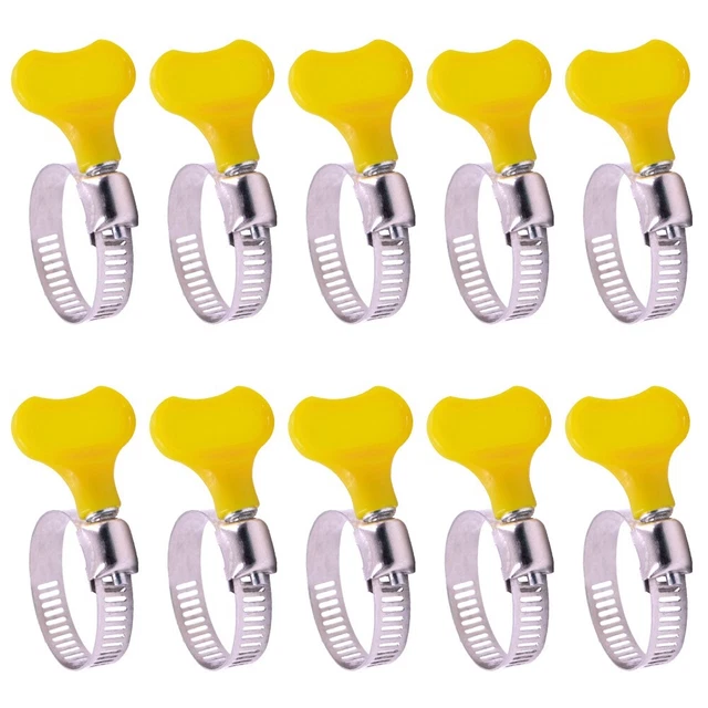 Morsetti Serra Plastica 20 Pezzi - Clip Per Tubi Ombreggianti Giardino 16 Mm - Fissaggio Piante