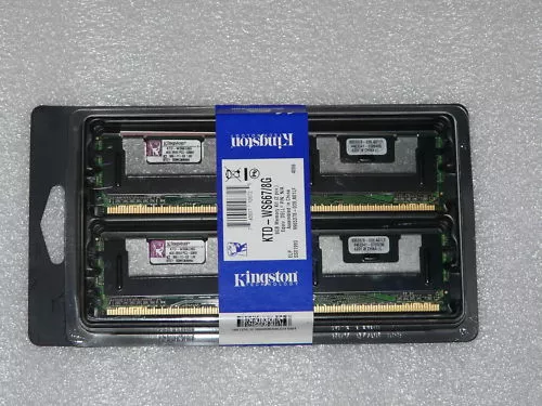 Brand New Kingston Ktd-Ws667/8G 8Gb 2X4Gb Ecc Server Memory