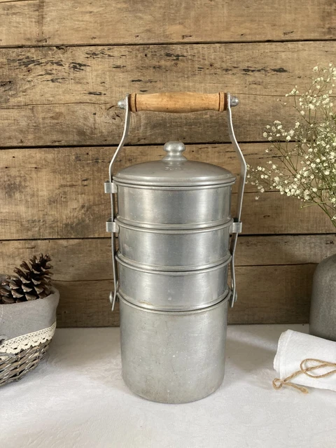 ANCIENNE , GAMELLE MILITAIRE en alu vintage occasion dans son jus EUR 8