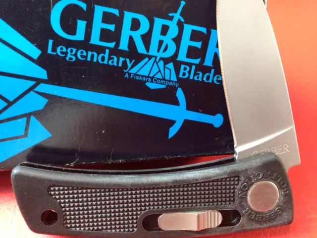 Gerber Bolt-Action Utility Folding Locking Knife Box/Sheath Model 700 2