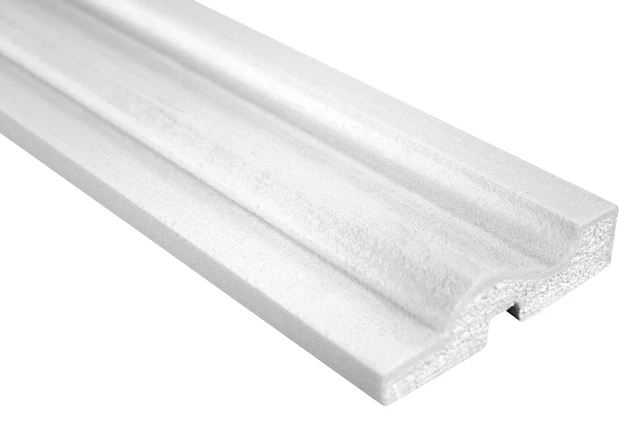2 metri profilo piatto decorazione facciata listello in stucco 100x25 mm MC107 2 metri profilo piatto decorazione facciata listello in stucco 100x25 mm MC107