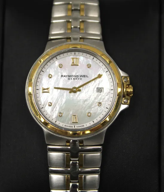 Raymond Weil Diamond Parsifal Ladies Quarts watch w/Mother of Pearl Dial - 5180