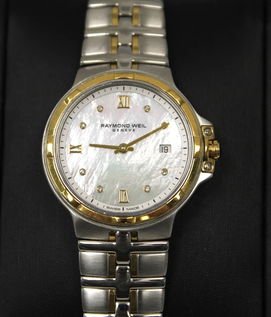 Raymond Weil Diamond Parsifal Ladies Quarts watch w/Mother of Pearl Dial - 5180 Raymond Weil Diamond Parsifal Ladies Quarts watch w/Mother of Pearl Dial - 5180