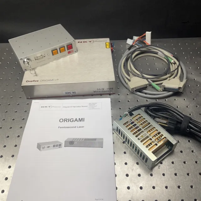 OneFive Origami Femtosecond 100mHz 220+mW 1030nm Solid State Laser System