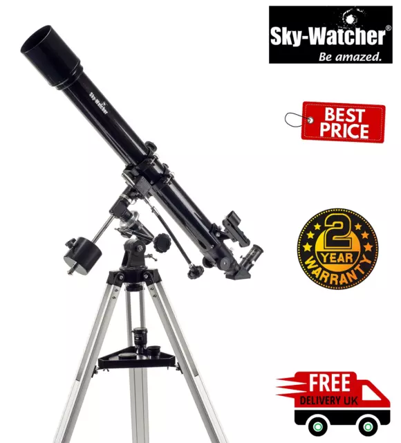 Skywatcher Capricorn-70 EQ1 Equatorial Refractor 70mm Telescope 10796 (UK Stock)