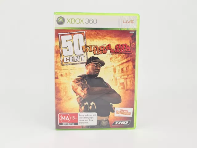 EXTREMELY RARE 50 Cent Blood On The Sand XBOX 360 99.99