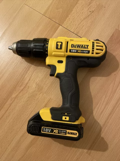 Dewalt Dcd776 Cordless 18v Xr Li Ion Combi Hammer Drill Driver - Body With 1,5Ah