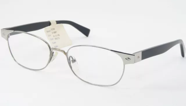 Seraphin Von Ogi PENN Silber / Schwarz Brille Rahmen 51-17-145mm (Notizzettel)