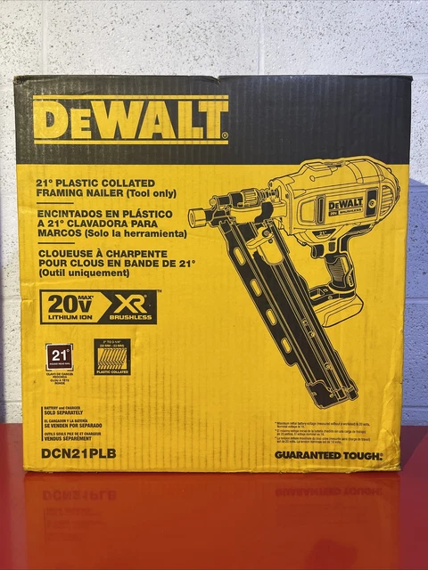 DEWALT DCN21PLB 20V 21-Degree Cordless Framing Nailer Gun (Tool only) New!!