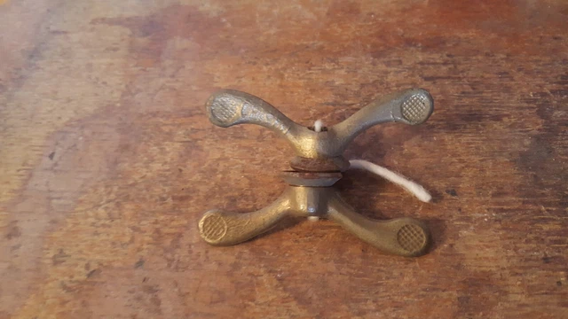 4 écrous Papillon En Bronze HURET - Pour Vélo Ancien, Vintage Bicycle