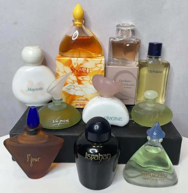 Lot 10 flacons miniatures de parfum collection YVES ROCHER