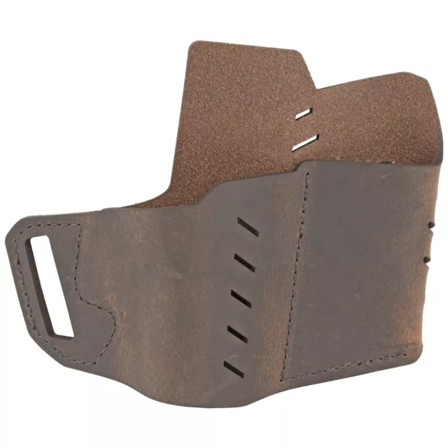 Versacarry Commander OWB Belt Holster, Brown, Right Draw - Most Sub Compacts