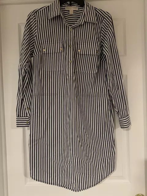 MICHAEL Michael Kors Women’s Striped Shirt Dress Size S