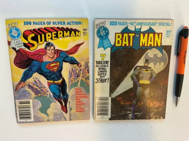 Best Of Dc Blue Ribbon Digest #1-2 (Dc/1980/Batman/061888) Rare Full Set Of 2