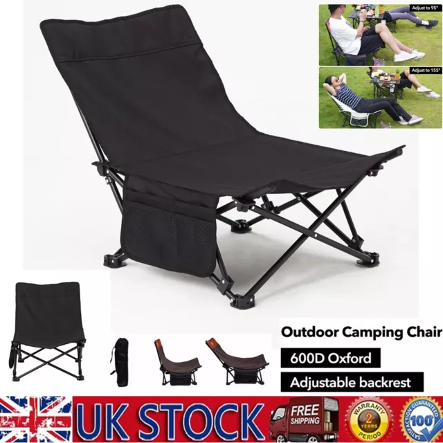 Dellonda Portable Fishing Chair, Reclining, Water Resistant