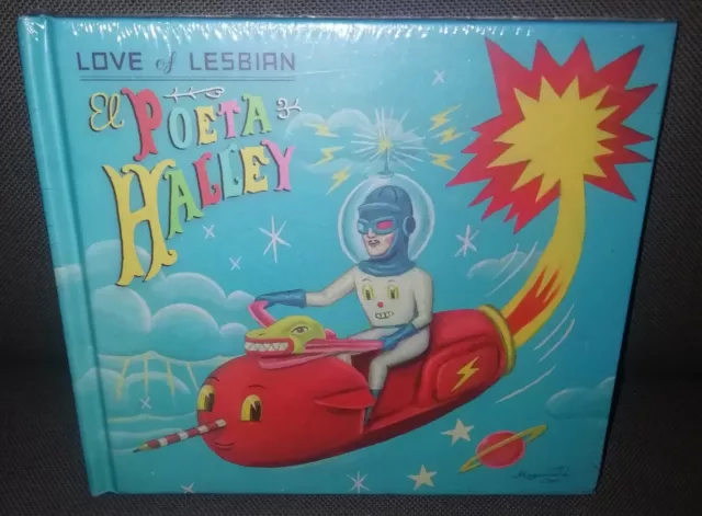 Love of Lesbian CD BOOK El poeta Halley CD-Libro NUEVO y PRECINTADO Limitado