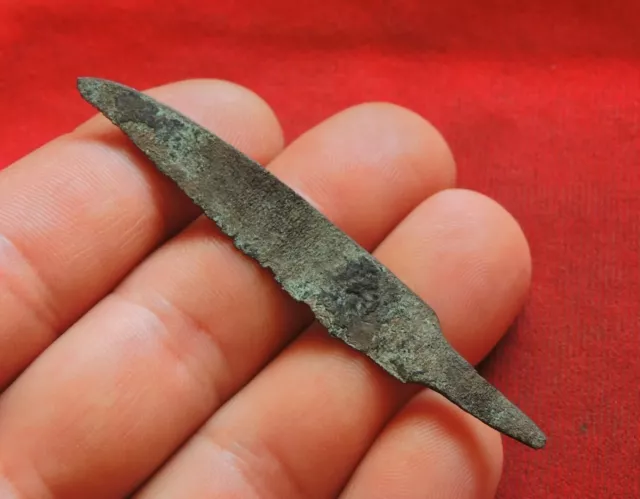 Ancient bronze Roman knife 2-4 century