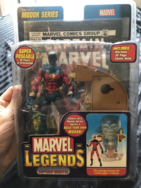 Marvel Legends CAPTAIN MARVEL Variant Action Figure Modok Series BAF NIB Astral