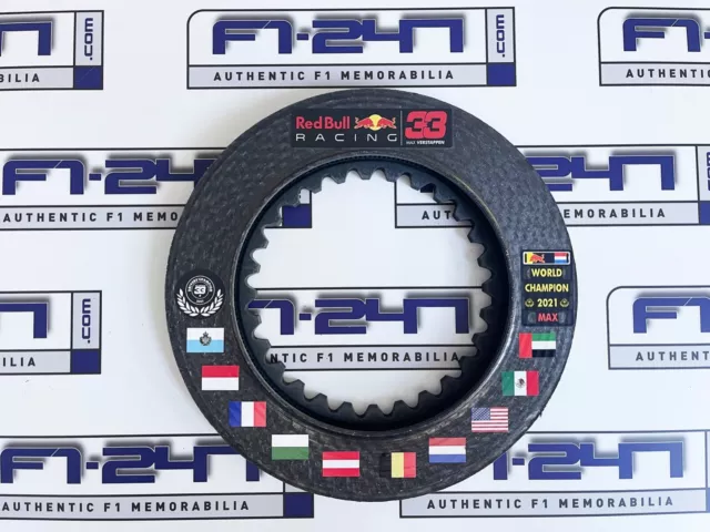 K Race Disco Freno Usato Max Verstappen F1 World Champion Red Bull Racing F1-247
