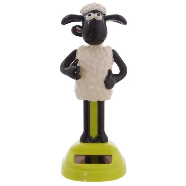 Solar Powered Shaun The Sheep  Figurine No Need For Batteries Ff86