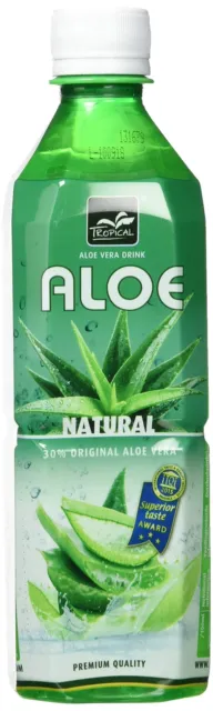 Aloe Vera Tropical 20% polpa 18 x 500 ml incl. deposito cauzionale di 4,50 € NUOVO MHD 1/08/24