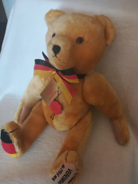 Hermann Teddy Wiedervereinigungsbär 40cm Mohair Lim. #2965/4000