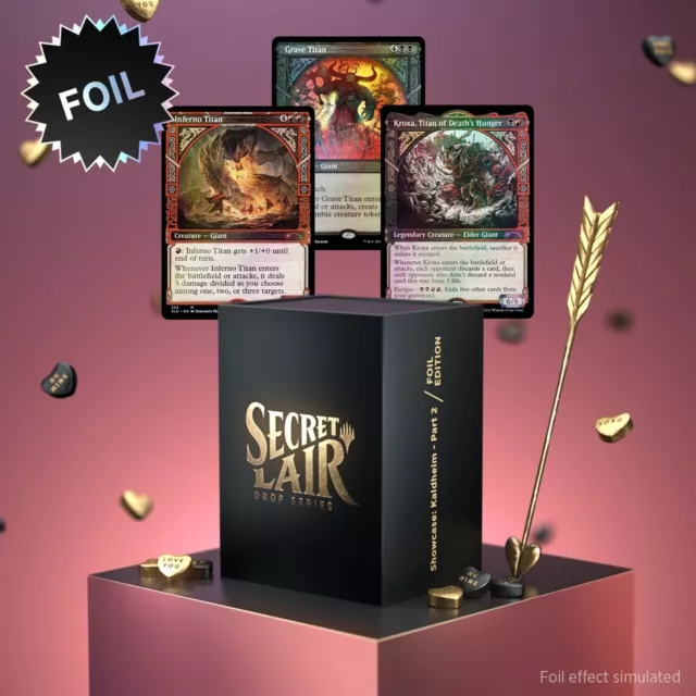 Secret Lair - Showcase: Kaldheim - Part 2 Foil Edition Brand New MTG MTG Box Set