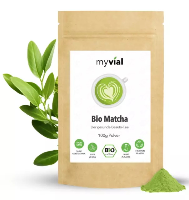 Bio Premium Matcha Pulver 100g - Höchste Qualität aus Japan (Kagoshima)