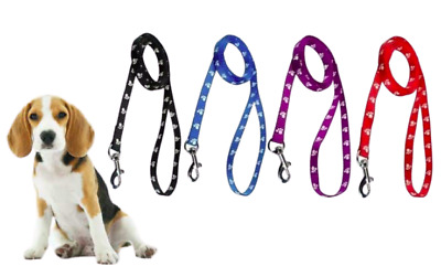 Soft Nylon Puppy Walking Obedience Lead / Small Dog Recall Training Leash 1.26m