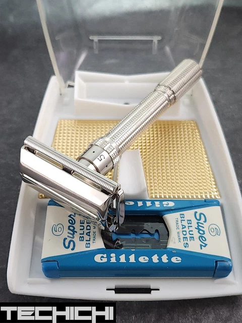 Gillette Slim Adjustable Vintage Double Edge Safety Razor - 1961 G4