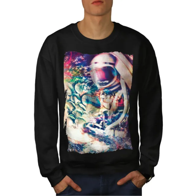 Wellcoda Astronaut Mystic Space Mens Sweatshirt, Epic Casual Pullover Jumper
