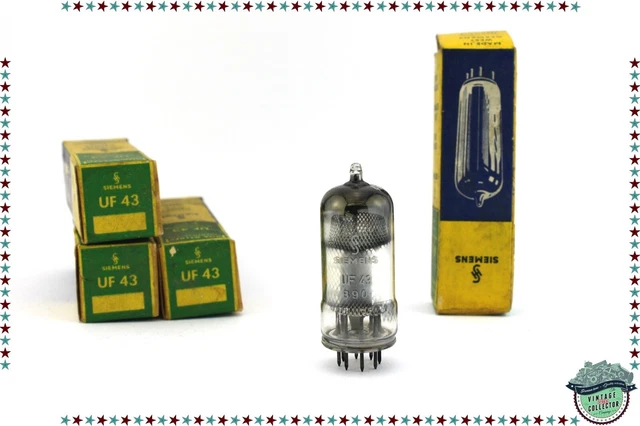 Lampe EF40 – Tube électronique Siemens / Telefunken NOS NIB