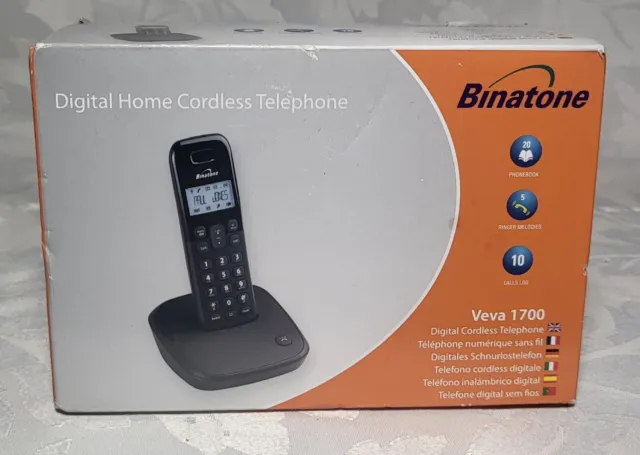 Binatone Veva 1700 Cordless Single Home/Office Landline Phone