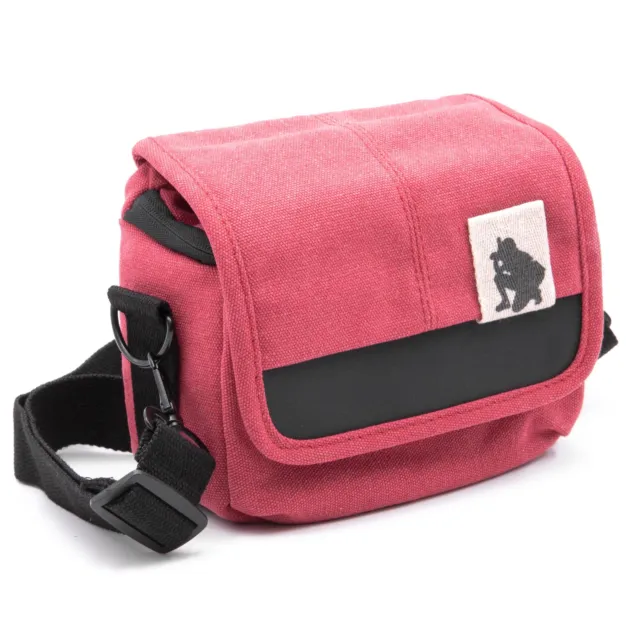Sac photo universel toile rouge pour SONY Cyber-shot DSC-H300