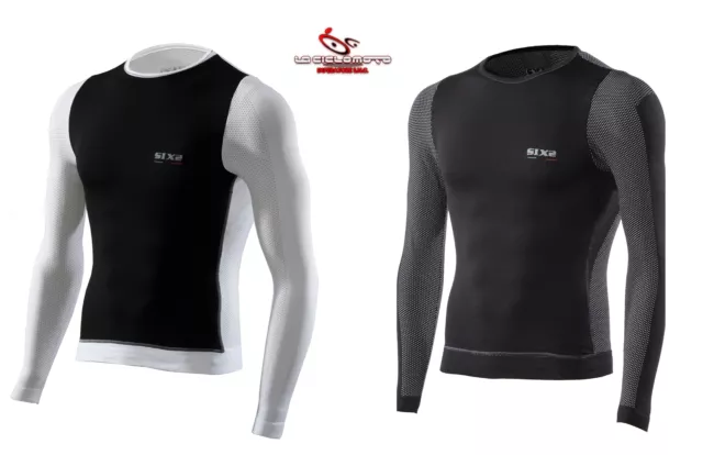 Maglia Intimo Uomo Girocollo Sixs Antivento Bici Moto Sci Running Ts6 Invernale