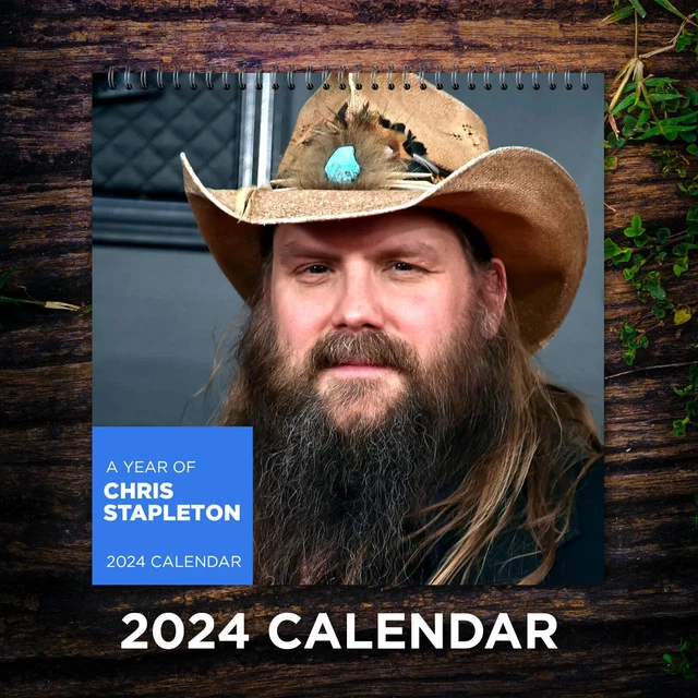 CHRIS STAPLETON CALENDARIO 2024, Chris Stapleton 2024 calendario da
