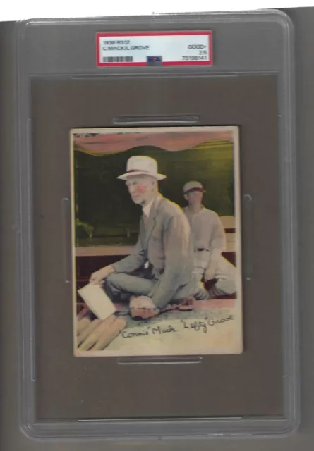 1936  R 312  Connie  Mack / Lefty  Grove     Psa  2.5