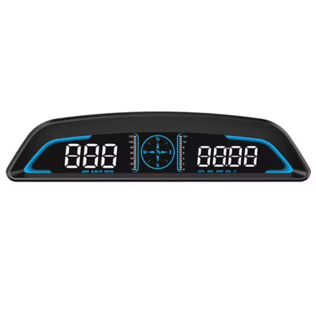 GPS Car HUD Speedometer Head Up Display Auto Smart Digital Alarm Reminder Meter