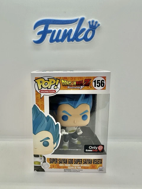 NYCC 2018 Funko Funko Pop Dragon Ball Z Super Saiyan Vegeta 154 Blue Chrome NYCC 2018 - Légèrement Abîmé - Collection Rare