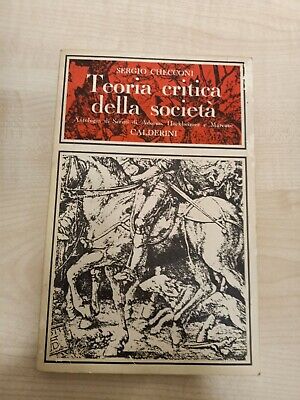 Libro Teoria Della Societa' Adorno Horkheimer Marcuse Checconi Calderini 1970
