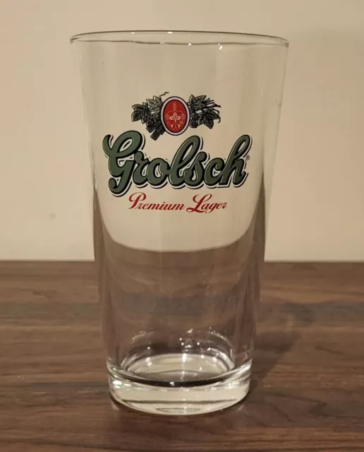 Grolsch Premium Lager Beer Pint Glass Dutch Netherlands