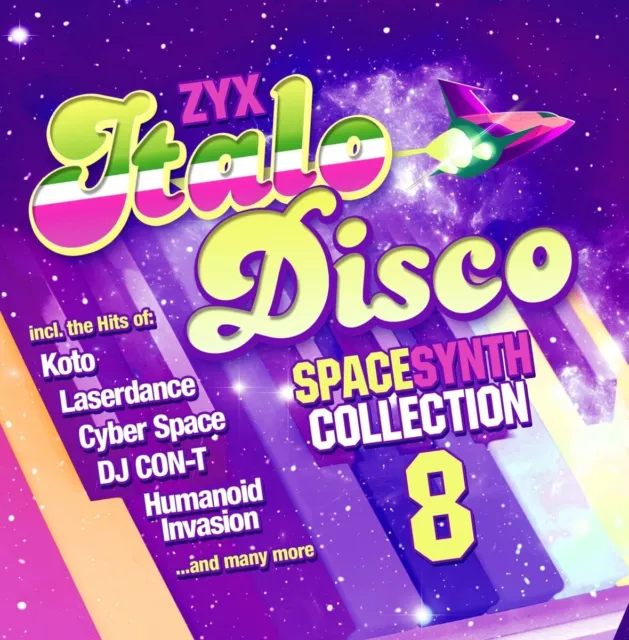 ZYX  ITALO DISCO  SPACESYNTH COLLECTION   Volume  8  -  2 CD   NEUF