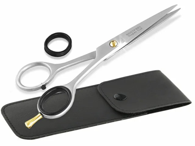 Haarschere Extra scharfe Friseurschere inkl. Etui scharfer und präziser Schnitt