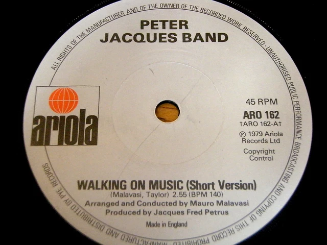 PETER JACQUES BAND - Walking On Music 7
