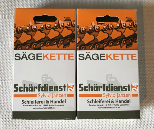 2x Kette Sägekette p. für Einhell GH-EC 2040 GE-EC 2240 Elektro Kettensäge 40cm