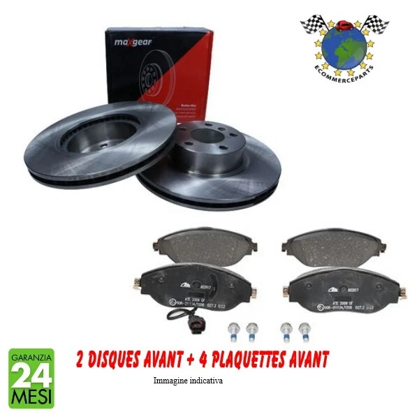 Kit Disques + Plaquettes Frein ABS Avant/Arrière Pour Citroën Xantia B3Z – Complet