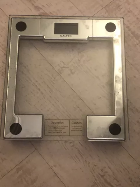 Salter Bathroom Digital Weighing Scales. LCD Glass. 150KG